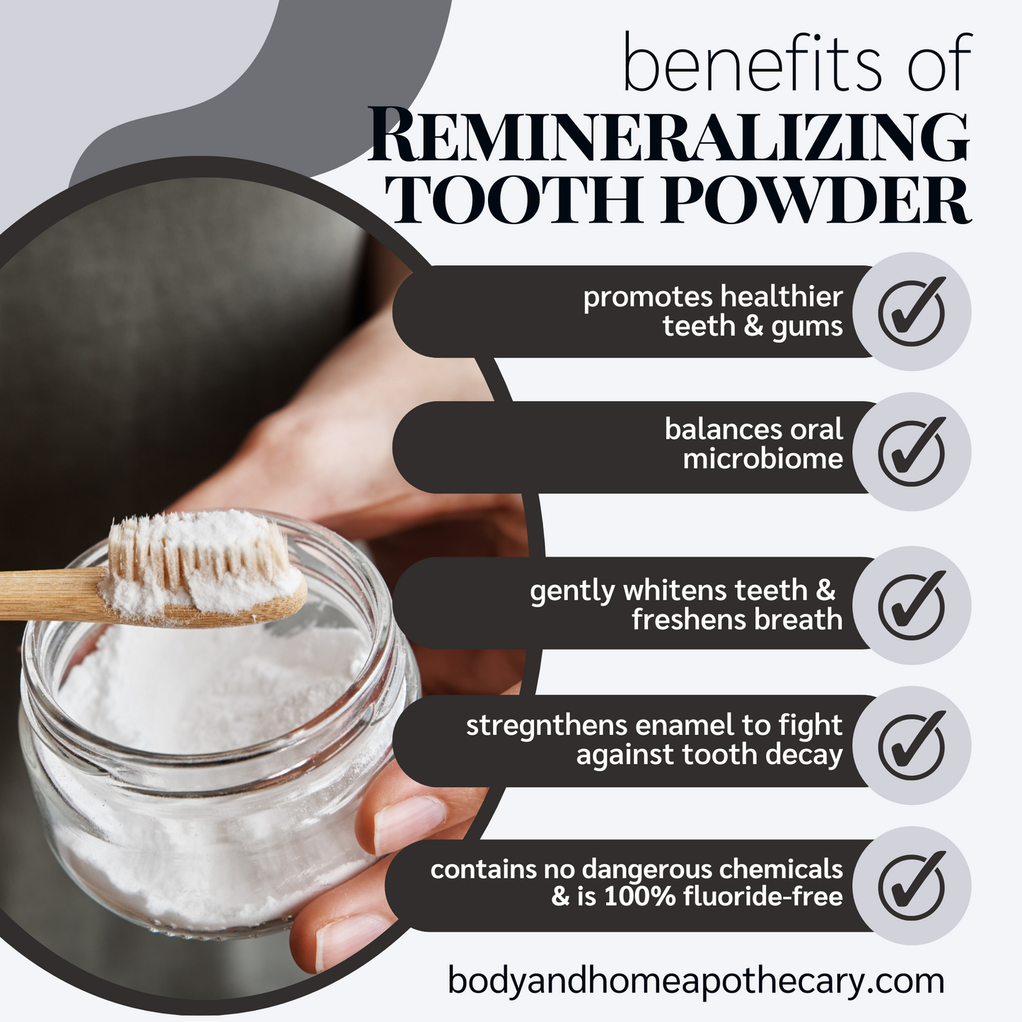 Mineralizing Tooth Powder